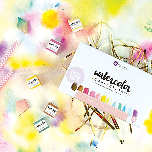 Prima Watercolor Confections Watercolor Pans 12/Pkg - Pastel Dreams 655350590253