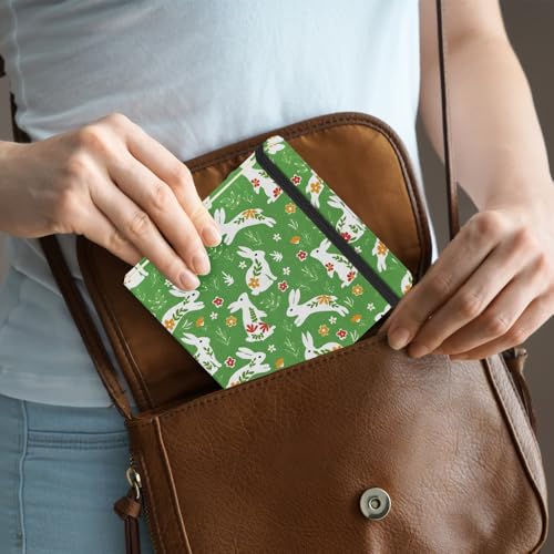 5x5" Pocket Sketch Book,80gsm Hardcover Art Sketchbook for Drawing Journal | Cloth Cover,80gsm Blank Paper,96Sheets,Lay-Flat,Portable Travel Creation Paint Diary Memo Planner,Dry Media.Green Rabbit - color: Cloth Cover-4.8x4.8in-Green Rabbit