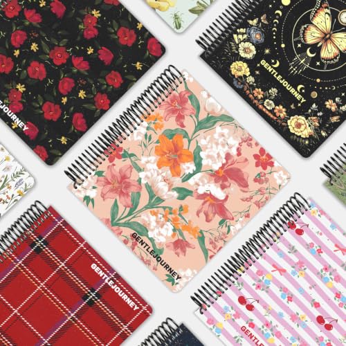 Hardcover Sketchbook,7.2"x8.3"Spiral Bound Drawing Pad,Lily Bouquet | 150gsm(92lb)Acid-Free Thick Paper,Blank Art Journal for Adults,Artists&Beginners,Ideal for Sketching,Doodling and Mixed Media - color: lily bouquet