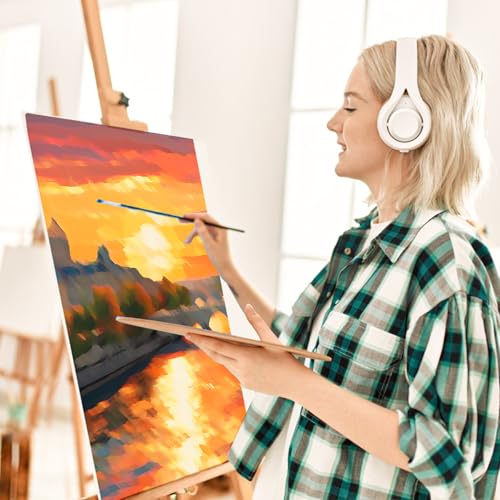 ESRICH Canvases for Painting 8x10, 160 Pack Canvas Boards for Painting Cotton Primed Acid Free Blank Canvas Panels for Oil Paint, Watercolor, Acrylic Paint, Gouache and Tempera. - size: 8*10in 160pack