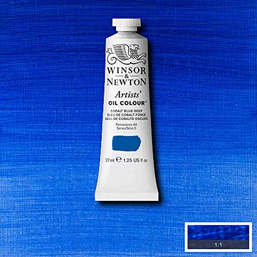 Winsor & Newton Artists' Oil Color, 37ml (1.25 oz) Tube, Cobalt Blue Deep - color: Cobalt Blue Deep, style: 1.25-oz Tube