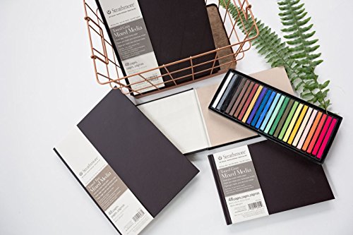 Strathmore (481-307) 400 Series Softcover Toned Tan Mixed Media Art Journal, 7.75"x9.75", 24 Sheets - size: 7.75x9.75 inch, style: Soft Cover, Tan, Phase Out