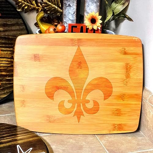 Fleur De Lis Stencils for Painting on Wood Canvas Paper Fabric Cookie Flower Paint Stencil for Crafts Adult Art Projects Drawing Reusable Burning Pattern for Wall Decorating (Fleur de lis) - style: Fleur de lis