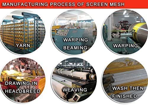 INTBUYING Silk Screen Mesh Screen Printing Mesh Fabric 180 Mesh (72T) White 3 Yards Long 50 Inches Wide - color: 180 Mesh (72t) White, size: 50-Inches-Wide