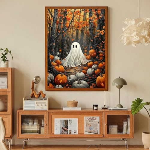 ARPADAMO Halloween Diamond Art Kits for Adults Ghost Forest 12x16in - color: DP04084