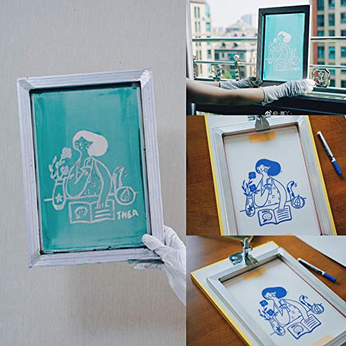 Silk Screen Printing Mesh, Size 50inchx1Yard, 100/110/120/140/160/180/200/250/300Mesh, White Yellow for Screen Printing Machine Equipment Accessories, Filter Painting, Polyester (110M/43T White)