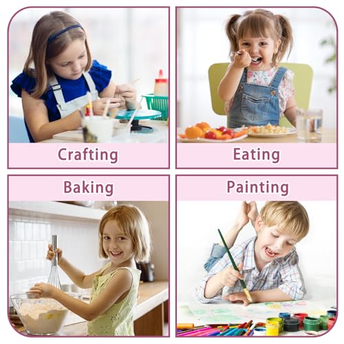 Kopokita Kids Art Smock, Toddlers Painting Apron Children Artist Smock - color: Pink