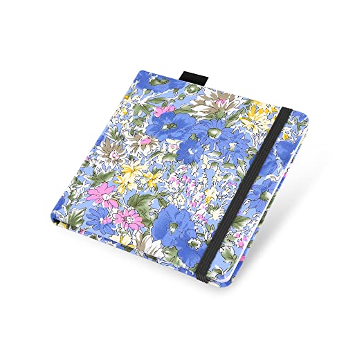 Watercolor Paper Sketchbook,5"x5" 20 Sheets 140lb/300gsm Heavyweight Paper | Adults Artist Small Travel Drawing Journal,Mixed Media Notebook for Painting,Watercolors,Markers,Art Supplies,BlueFlowerField - color: 5x5 inch-300gsm-blue flower field