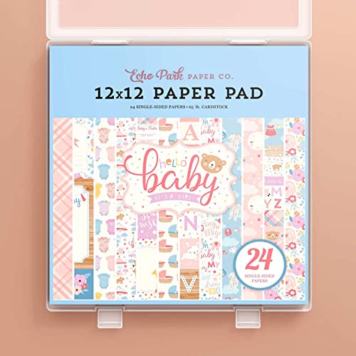 Denkee 12 x 12 Paper Storage, 4 Pack Scrapbook Paper Organizer Storage, Craft Organizers Box, Portable Storage Containers for Board Game, Craft, Art Supplies - style: 4 pack