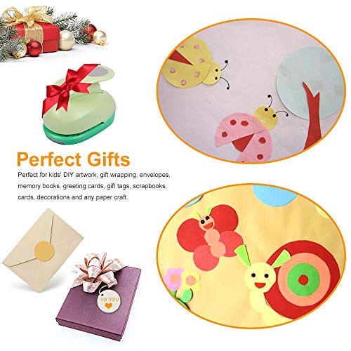 UCEC 2 Inch Circle Punch, Paper Punch, 2 Inch Hole Punch, Circle Hole Punch Cutters for Paper Crafts DIY Handmade Crafting Scrapbook Tools Cards Arts Fun Projects (Pack of 2) - color: Circle, size: 2 Inch (Pack of 2)