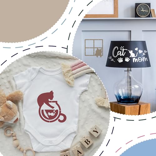 Keluna Cat Stencils - 18 Pack Reusable Plastic Drawing Templates for DIY Cat Painting Crafts on Wood, Canvas, Wall, Bag, Scrapbook & Home Decor - style: cats