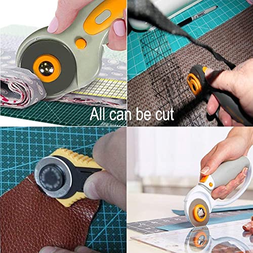 18mm Rotary Cutter Blades 10 Pack, Fits OLFA Rotary Circle Cutter Replacement for Quilting Scrapbooking Sewing Arts&Crafts, Sharp and Durable (18MM) - color: 18MM Blades