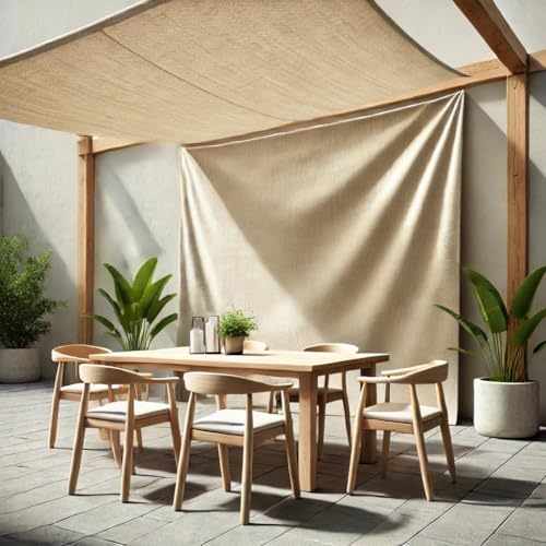 Dark White Premium Cotton 8 oz Canvas Drop Cloth | Leak Resistant, Washable | Ideal for Painting, Crafting, and Furniture Covers - Durable Multi-Purpose Use (6'x9' - Pack of 2) - size: 6'x9' - Pack of 2