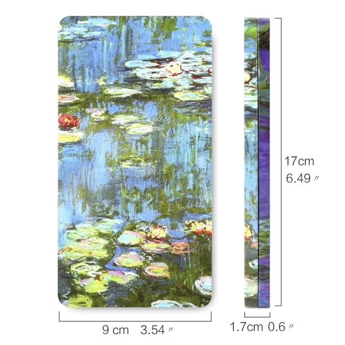 20Pcs Full Pans Watercolor Tin Palette Paint Case with Magnetic Stripe | Metal Art Paint Mixing Tray,3ml Empty Full Pans,Portable Empty Paint Box for DIY Watercolor Oils Acrylics Drawing,Youhua Pond - color: Oil Painting Pond