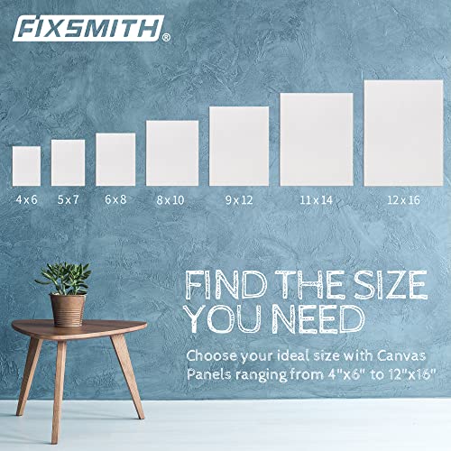 Canvas Boards for Painting 4x6 Inch, Super Value 24 Pack Mini Canvases, White Blank Canvas Panels, 100% Cotton Primed, Painting Art Supplies - size: 4"×6"