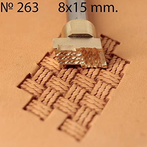 DandS ltd Leather Stamp Tool, Rope Knot, Professional Steel Craft Tool for Leatherworking, Embossing, Carving & Stamping Leather Projects, Belts Wallets & DIY Projects Compatible with Mallet #263 - color: Rope Knot 0.31" X 0.59"