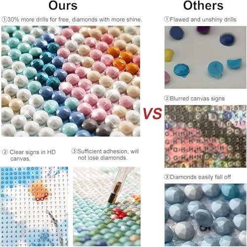 GOUOYANA Dragon Diamond Art Kits for Adults-3P Magic Book Diamond,Wall Art | Round Drill Dragon And Book Diamond Painting for Beginners DIY Rhinestone 5D Diamond dots(Gemstone Craft)Wall Art Gift12x16IN - color: DP01967