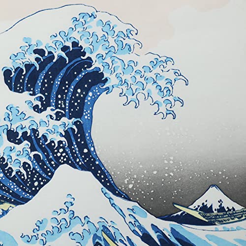 JAPAN MUSEUM, Katsushika Hokusai, Fine Wind Clear Weather Red Fuji | Japanese Fine Art | Ukiyo-e Artwork | Genuine Hand-printed Woodblock Print | Japanese Washi Paper 390mm x 260mm with Picture Frame A1 (hokusai-kanagawa) - color: hokusai-kanagawa