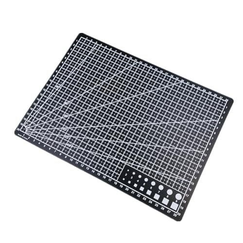 Self Healing Sewing Mat, Rotary Cutting Mat Double Sided 5-Ply Craft Cutting Board for Sewing Crafts Hobby Fabric Precision Scrapbooking Project 9inch x 12inch (A4-Black)