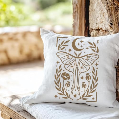 FINGERINSPIRE 4PCS Dreamy Animals Painting Stencils with Paint Brush 8.3x11.7inch Reusable Butterfly Bee Template Plastic Dragonfly Plant Stencil Animal Theme Template for Painting on Furniture - color: Dreamy Animals