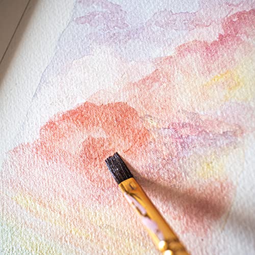 Mont Marte Signature Metallic Watercolor Set, 37 Piece Pearl Paint, 36 Vibrant Colors, 1 Paint Brush - color: Metallic, size: 1 Count (Pack of 1)
