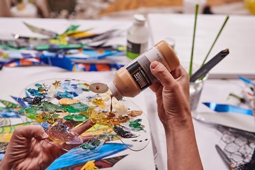 Liquitex Professional Effects Medium, 237ml (8-oz), Glass Beads | High Gloss, Bubbly Effects, Flexible, 100% Acrylic Polymer, Chip/Crack Free on Canvas, Create 3D Effects or Fine Texture - color: Glass Beads, size: 8 Fl Oz (Pack of 1), style: 8-oz