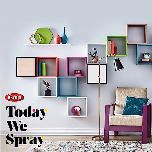 Krylon Sea Glass Finish, Aqua, 12 oz - color: Aqua
