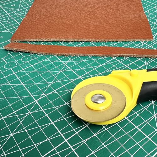 Titanium Coated 45mm Rotary Cutter Blades 50 Pack Rotary Blades for Fabric - color: Gloden