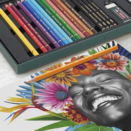 Faber-Castell Polychromos & Pitt Graphite Matte Sketch Gift Set - style: 50 Count