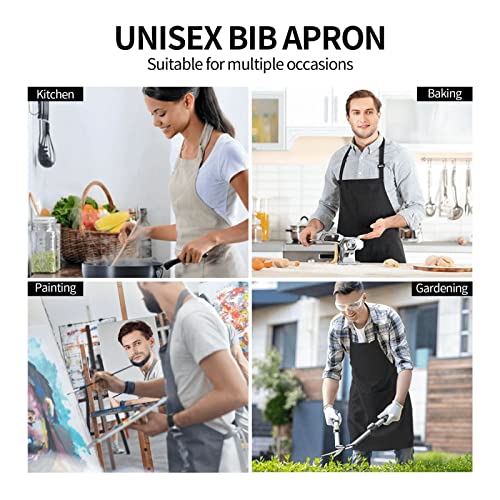 Art Apron with Pocket for Women Men | Kitchen Aprons Chef Apron for Cooking Baking BBQ Painting Gardening - color: Blue Bird Painting