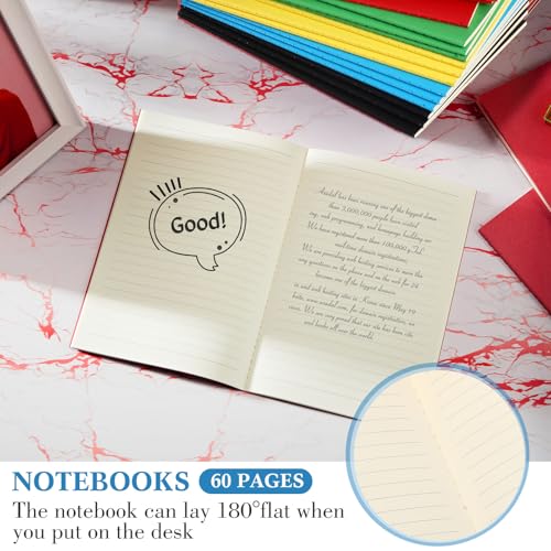Mimorou 100 Pcs A5 Journals Notebooks Bulk,Multicolor,Lined - color: Multicolor, style: Lined