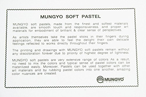 MUNGYO Soft Pastel 64 Color Set Square Chalk (US English Version) - style: Contemporary