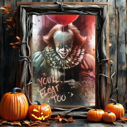 VeGuude Halloween Diamond Art Kits for Adults Home Wall Decor Gift 12x16 in - color: DP04293