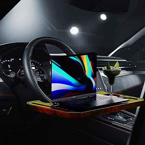 Steering Wheel Tray Resin Molds, DIY Resin Epoxy Casting Craft Car Table Mount Steering Wheel Tray Desk for Laptop & Food