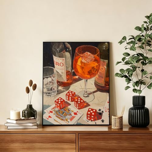 AUKELHJ Paint by Numbers Kit for Adults Beginner, Card Table, 16X20 Inch - color: 15-Card Table