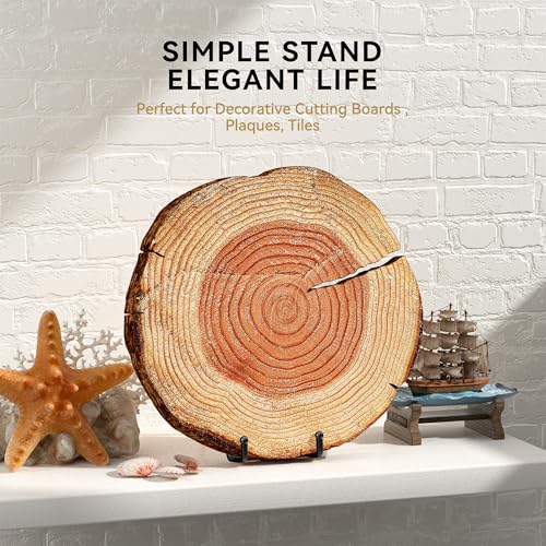IPAME 16 Inch Heavy Duty Plate Stand (2 Pack) - Metal Display Easel for Large Plates, Picture Frames, Signs, Posters, Decorative Platters - size: 16 Inch