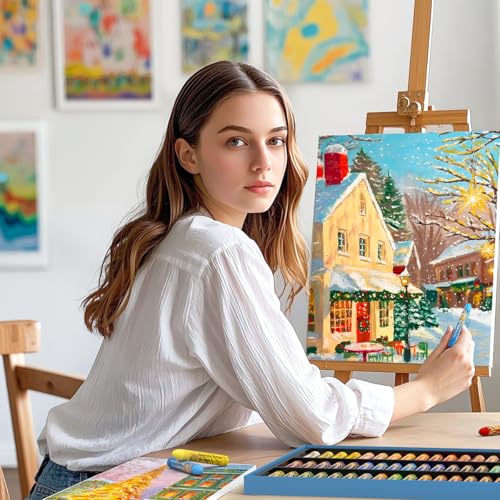 Paul Rubens Oil Pastels, 48 Vibrant Colors Soft Oil Pastels | Creamy & Easy to Blend Oil Pastels for Artists & Beginners. Ideal for Drawing, Sketching and Painting - style: 48 Basic Colors