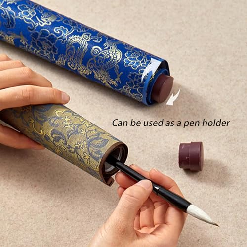 SEAMEW Magic Canvas - Water-Activated Reusable Chinese Calligraphy Cloth, 4 Chic Colors Washable Microfiber for Kids Beginners Adults Ivory White Lace - color: Ivory White Lace
