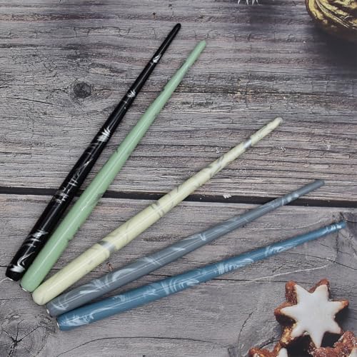 Professional Manga Gothic Dip Pen Calligraphy Drawing Pen Kit, 5 Holders Handles, 10 Nibs (5 Fountain Nib, 5 Flat Nib) - 5 Pcs - color: 5 Pcs