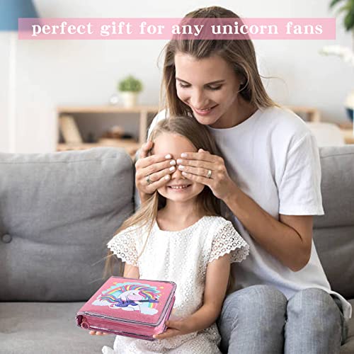 Premium Fruit Scented Markers Set Gifts for Girls Unicorn Pencil Case