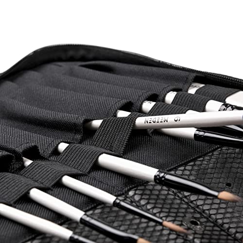 MEEDEN Paint Brush Holder, 15 X 11.2 Inch Zippered Paints Brush Case, Organization and Storage Bag for Artist Paints Brush (Brushes NOT Included) (Pack of 2) - size: 15 X 11.2 Inch (Pack of 2)