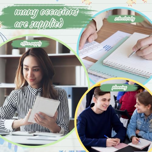 Maitys 6 Pcs Steno Spiral Notebooks, Pastel Color, Boho Style - color: Pastel Color, style: Boho Style