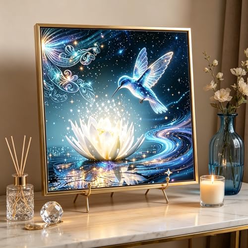 Hummingbird Diamond Art Kits for Adults, Bird Diamond Painting Kits - color: KM1096-1