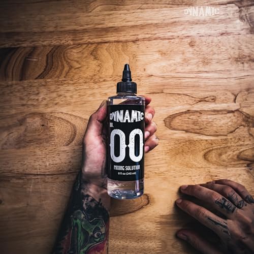Dynamic Color Tattoo Mixing Solution, Made in USA Since 1990, 4 oz | Sterilized and lot-numbered for full traceability; established American brand trusted by artists worldwide