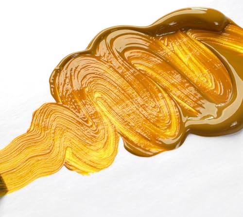 GOLDEN OPEN Slow-Drying Acrylics, Nickel Azo Yellow, 2 fl. oz. Tube | Artist grade acrylic paint with extended working time for blending, glazing, and traditional painting techniques. - color: Nickel Azo Yellow, size: 2 Fl Oz (Pack of 1)