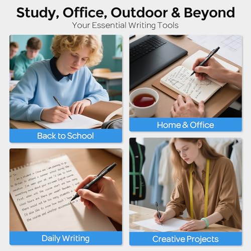 Nicpro 0.7 mm Mechanical Pencil Set with Case, 3PCS Mechanical Pencils 0.7 | HD1000 Led Pencils 0.7mm + 6 Tube HB Lead Refill, Eraser, Weatherproof Barrel for Outdoor Writing Drafting Drawing Sketching - style: 0.7mm(3 Pcs)