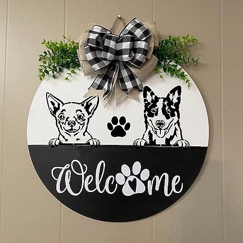 16 Pieces Dog Stencils Dog Paw Stencil for Painting on Wood Reusable Painting Templates for DIY Crafts Scrapbook Sign Shirt Canvas (16 Dog) - style: 16 Dog
