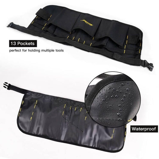 NEWISHTOOL Oxford Pocket Apron 13 Pocket Work Waist Tool Apron