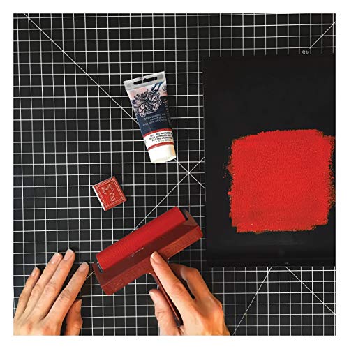 Speedball Water-Soluble Block Printing Ink, 8-Ounce Jar, Red - color: Red, size: 8 fl oz