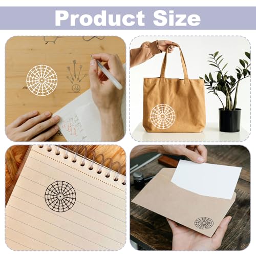 Gosknor 10pcs Mandala Dot Painting Stencils, 5 Sizes Reusable Mandala Dotting Stencil Set for Paper, Wall, Wood Canvas DIY Painting Art Projects